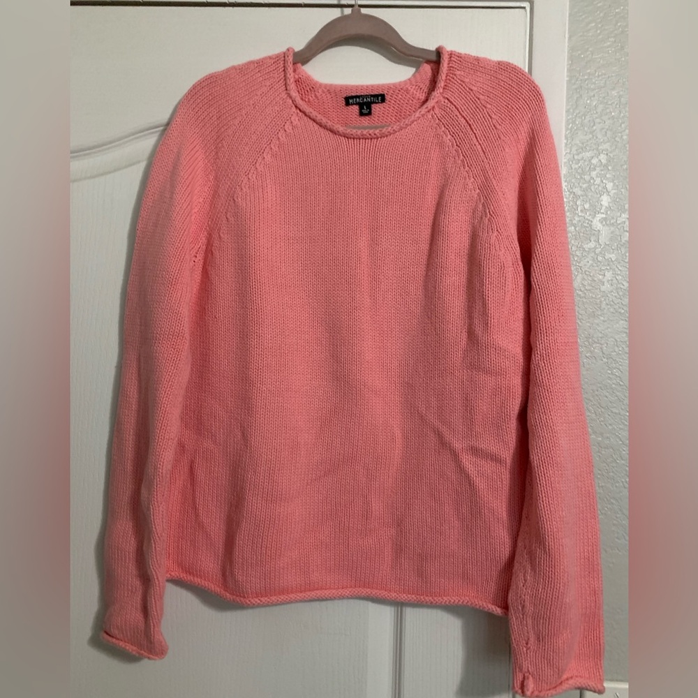 J. Crew Pink Crewneck Sweater